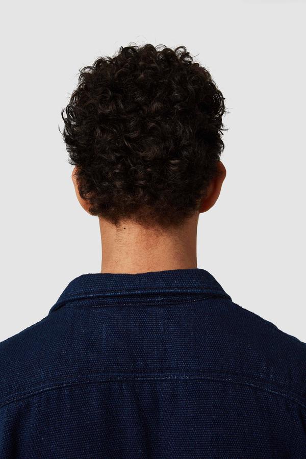 Angus Shirt 2.0 in Indigo Panama - Image 4