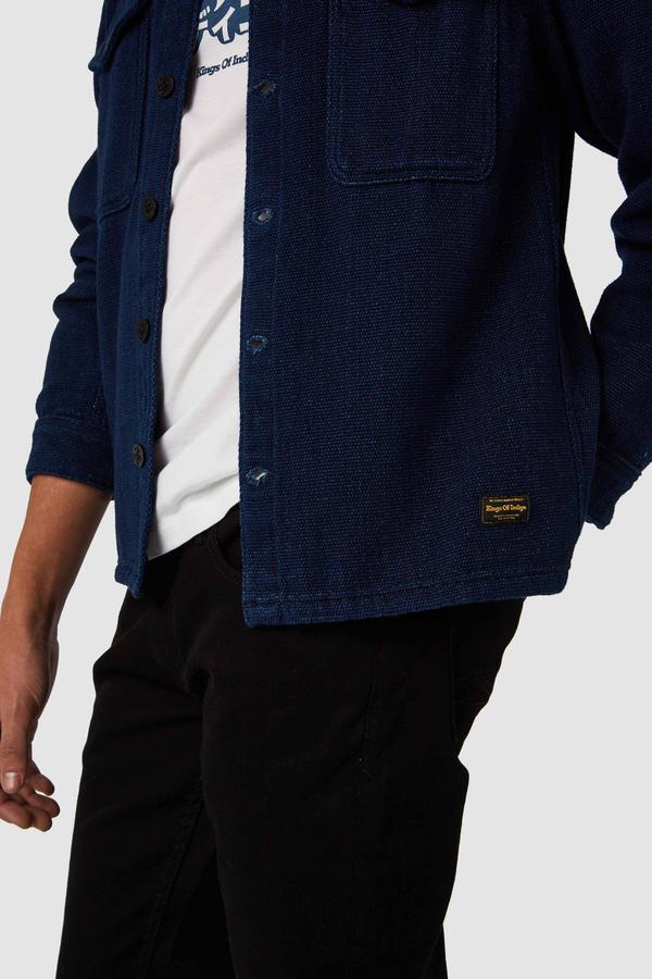 Angus Shirt 2.0 in Indigo Panama - Image 5