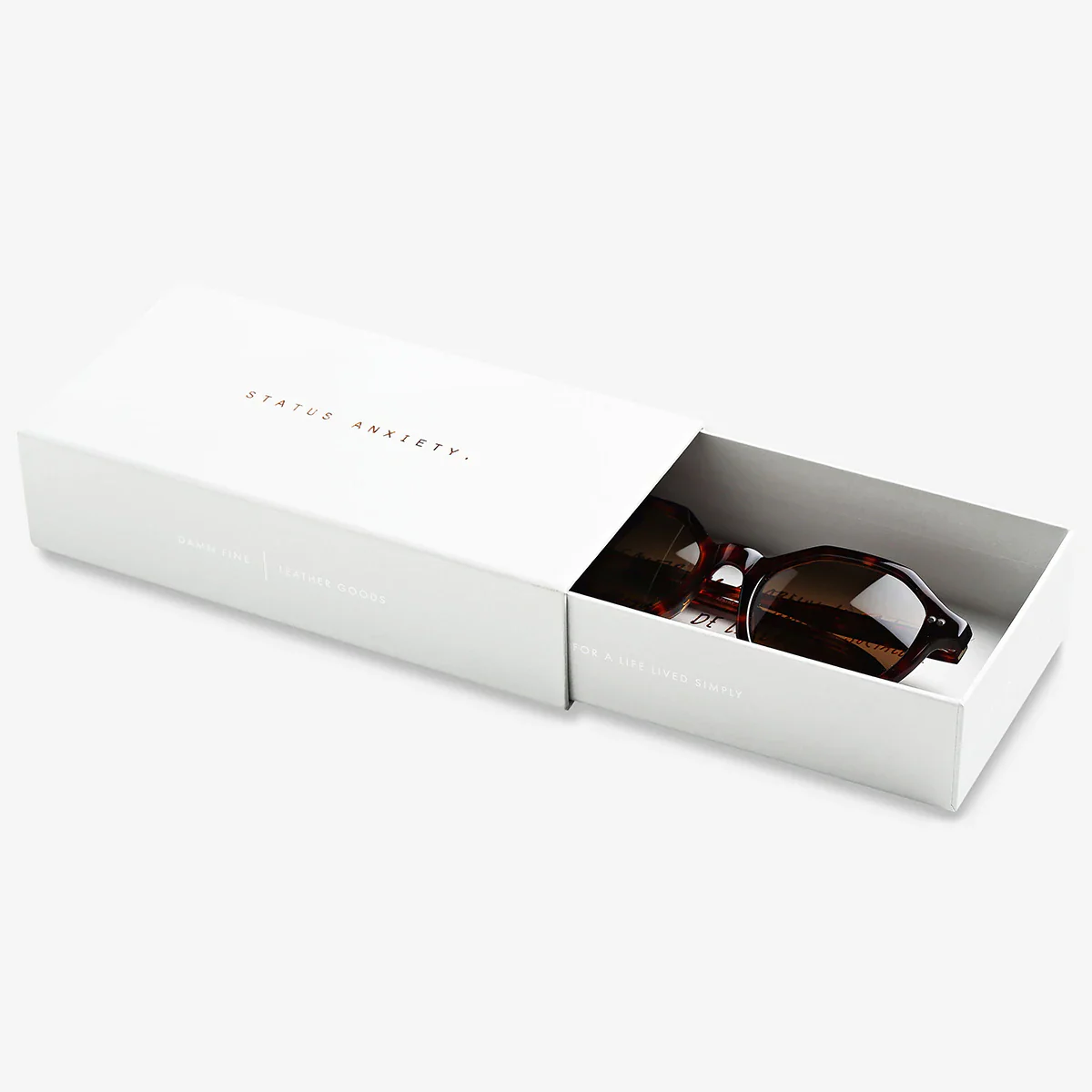Antagonist Sunglasses in White Tort - Image 10