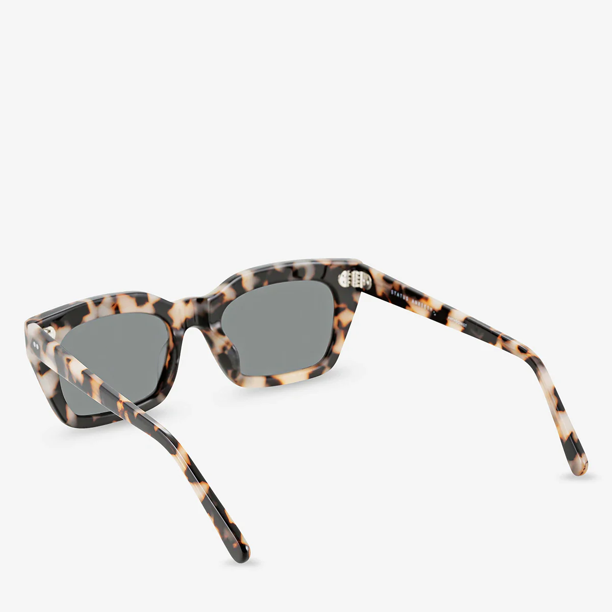 Antagonist Sunglasses in White Tort - Image 3