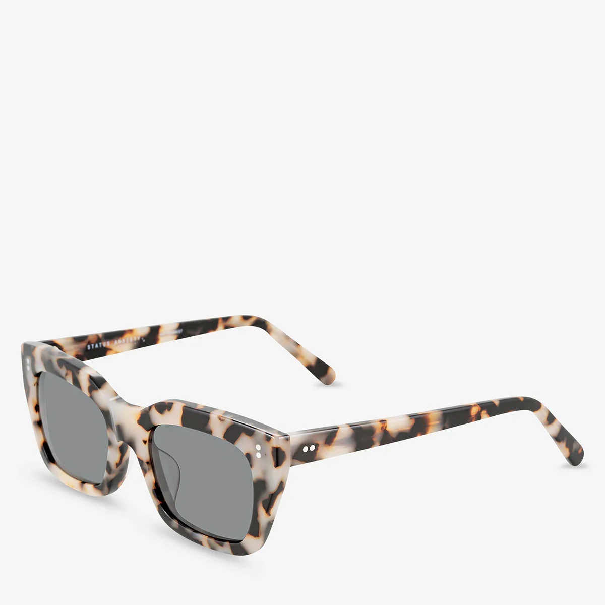 Antagonist Sunglasses in White Tort - Image 4
