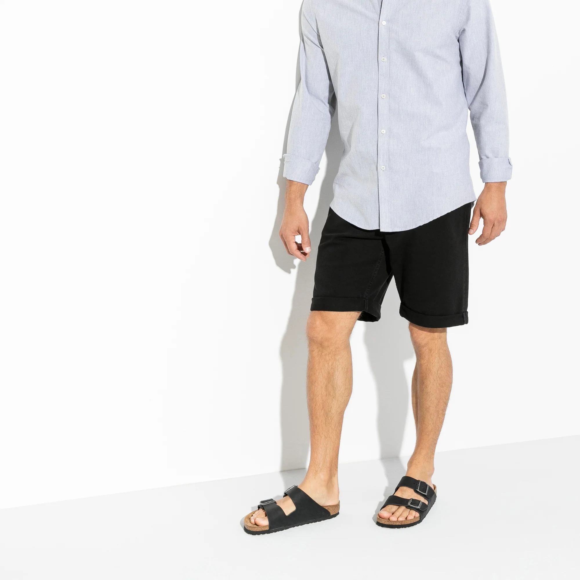 Arizona Oiled Leather in Black (Classic Footbed - Suede Lined) - Image 8