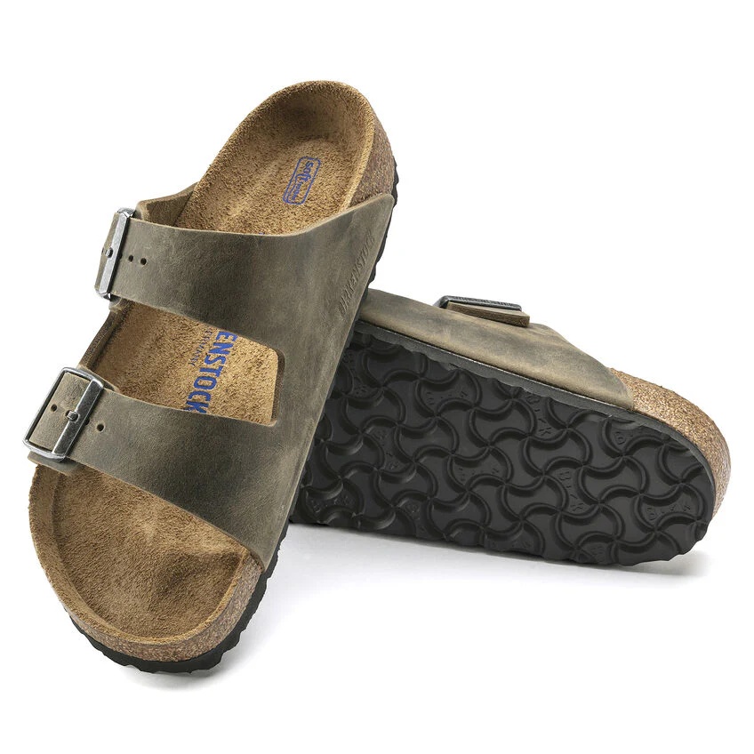 Arizona Oiled Leather in Faded Khaki (Soft Footbed) - Image 7
