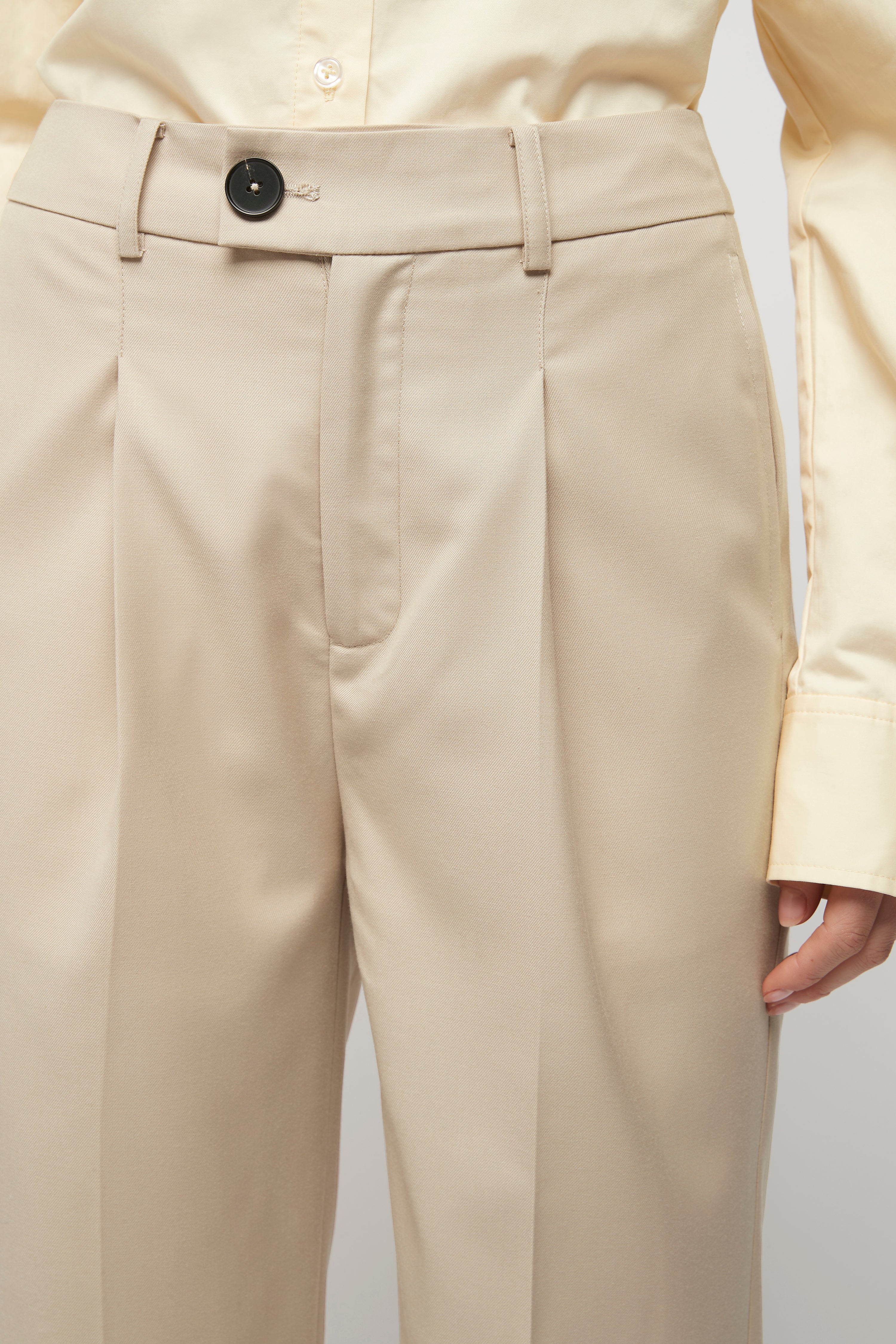 Banks Tailored Trouser in Bone - Image 3