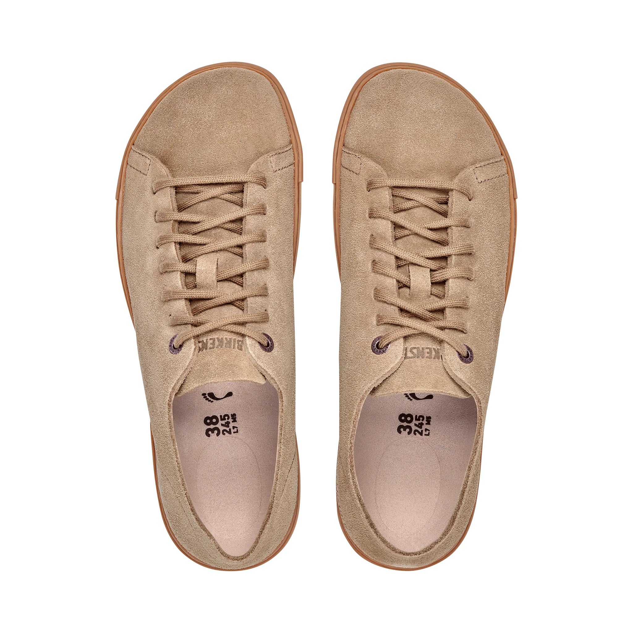 Bend Nubuck Leather in Taupe - Image 3