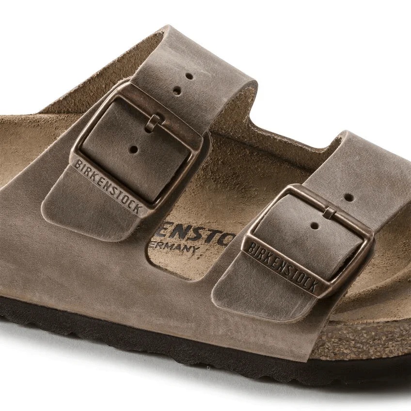Arizona Oiled Leather in Tabacco Brown (Classic Footbed - Suede Lined) - Image 8