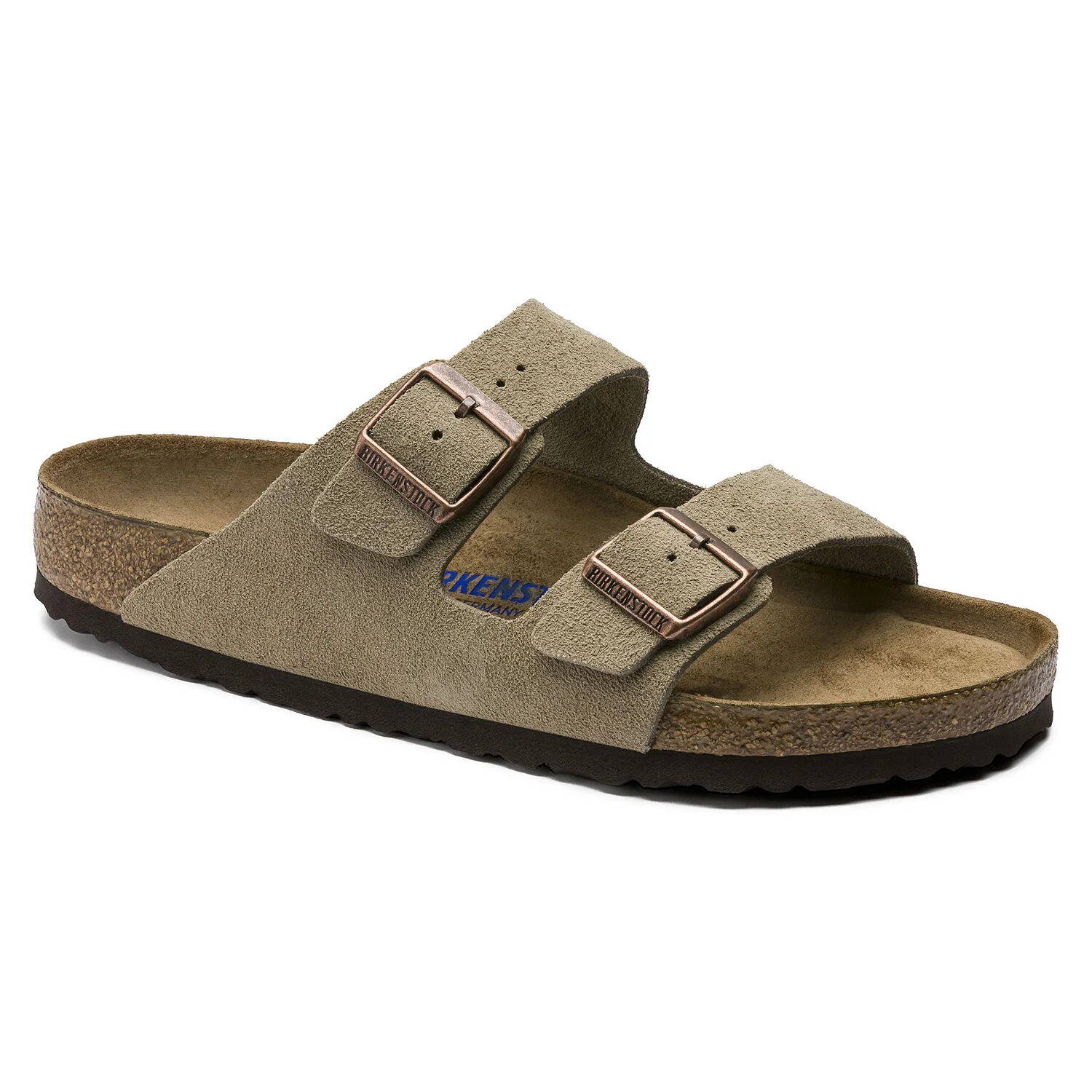 Arizona Suede Leather in Taupe (Soft Footbed) - Image 3