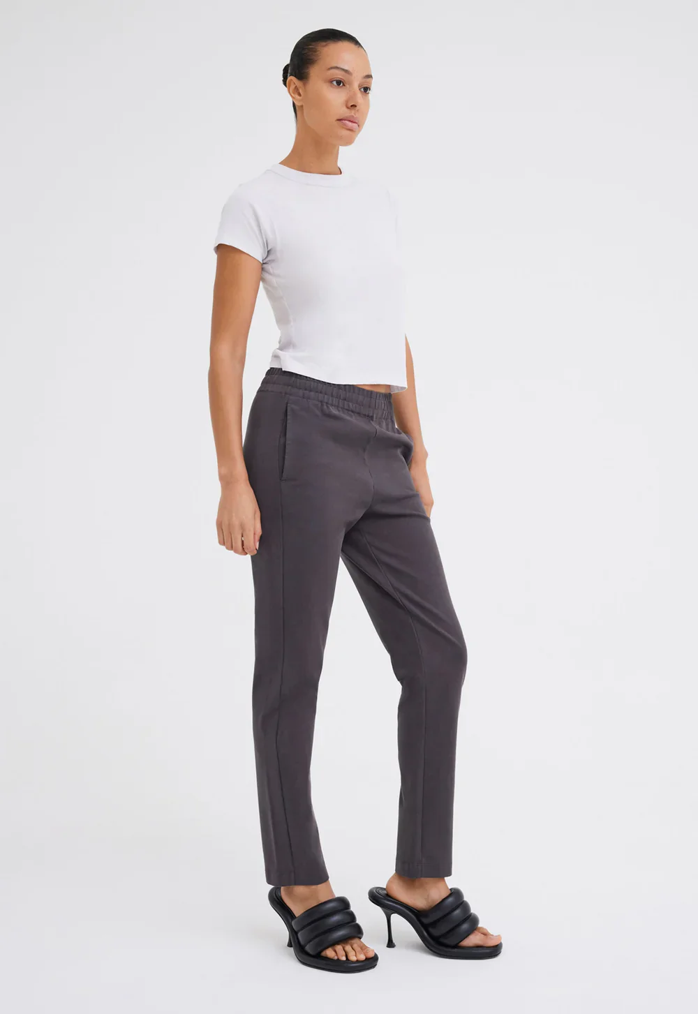 Cub Cotton Ponte Pant in Steelo Grey - Image 3