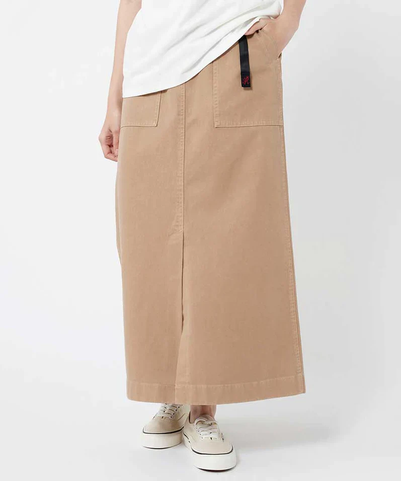 Long Baker Skirt in Chino - Image 3
