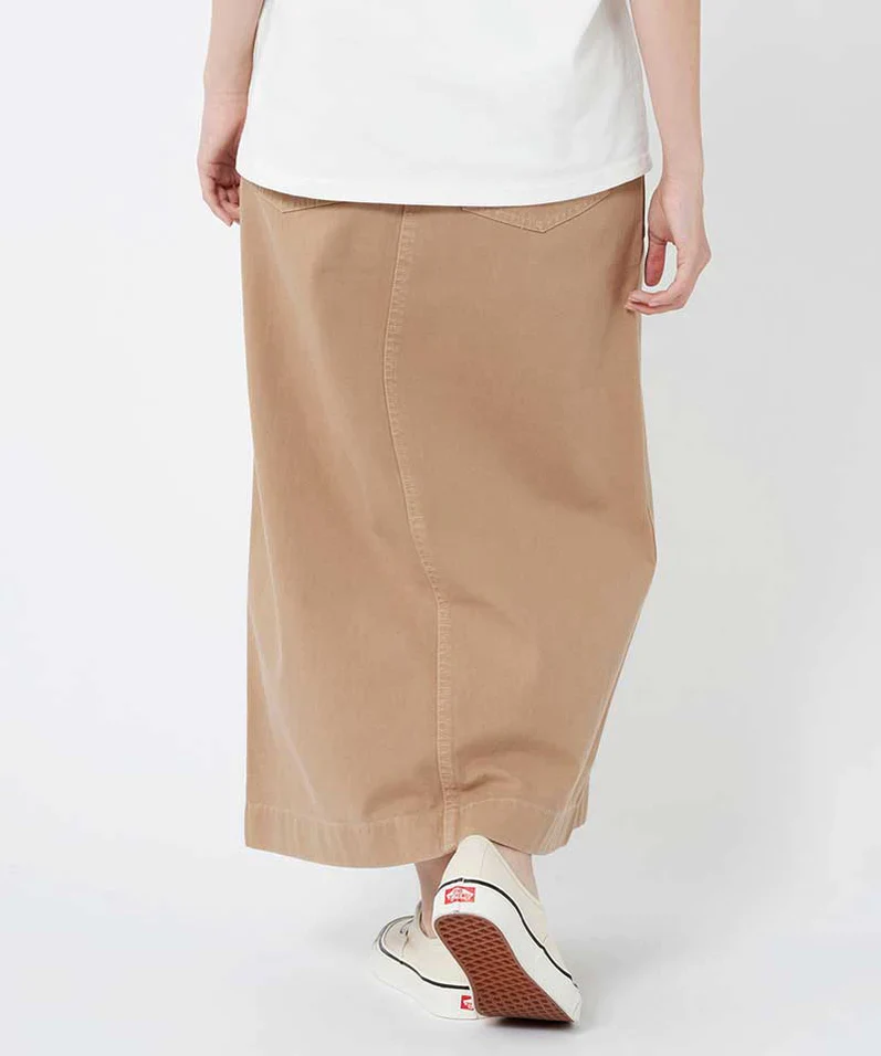 Long Baker Skirt in Chino - Image 5