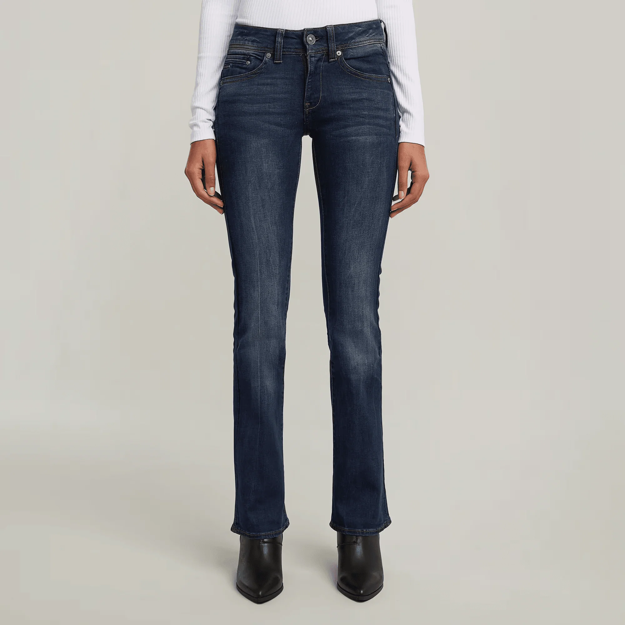 Midge Bootcut Jeans in Dark Aged - Image 4