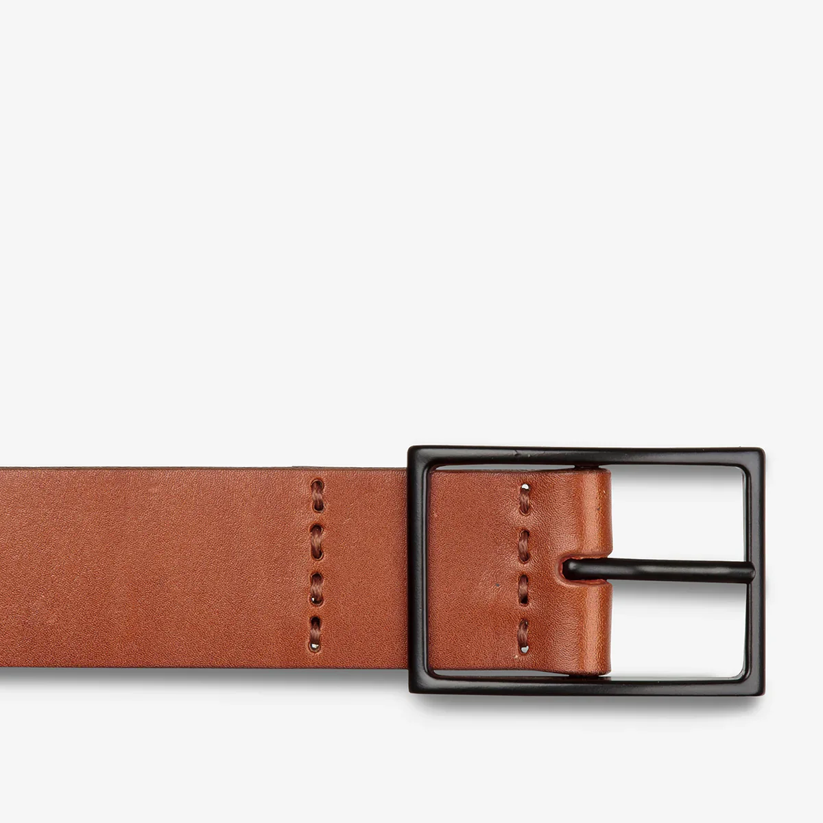 Natural Corruption Leather Belt in Tan - Image 3