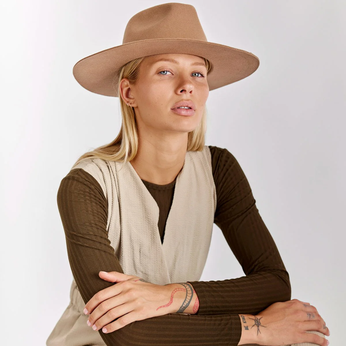 No Stopping Us Hat in Camel - Image 5