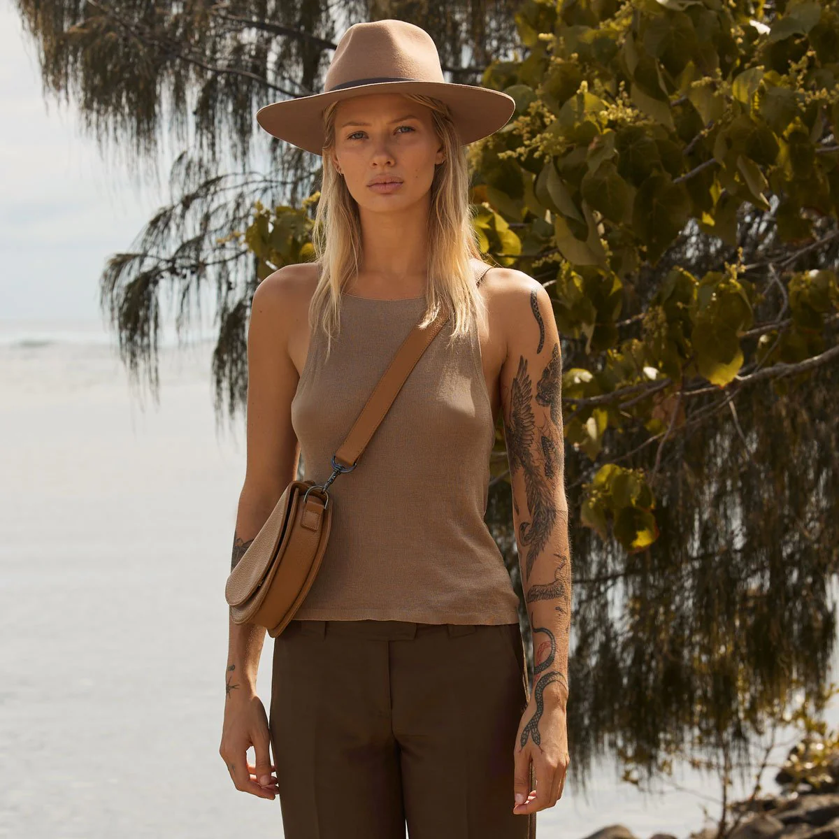 No Stopping Us Hat in Camel - Image 6