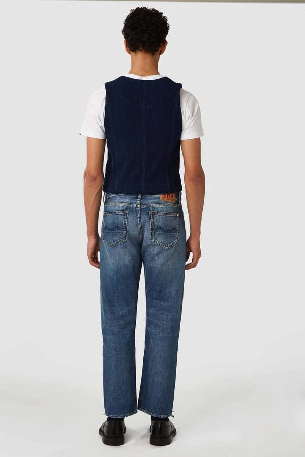 Reo Vest in Indigo Panama - Image 3