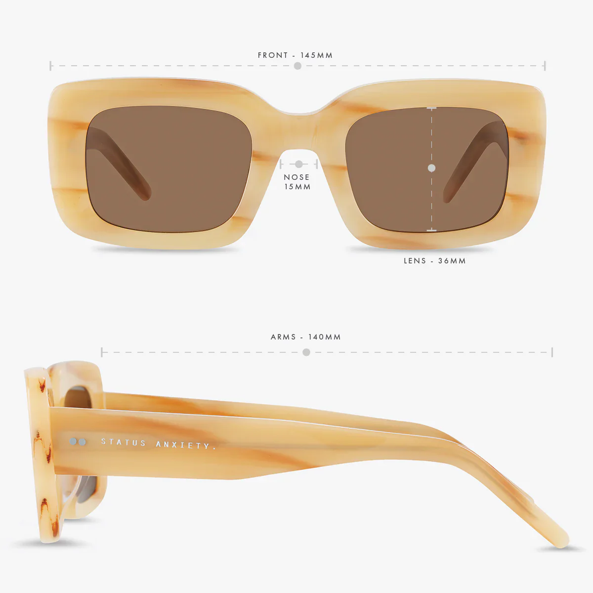 Unyielding Sunglasses in Blonde - Image 6