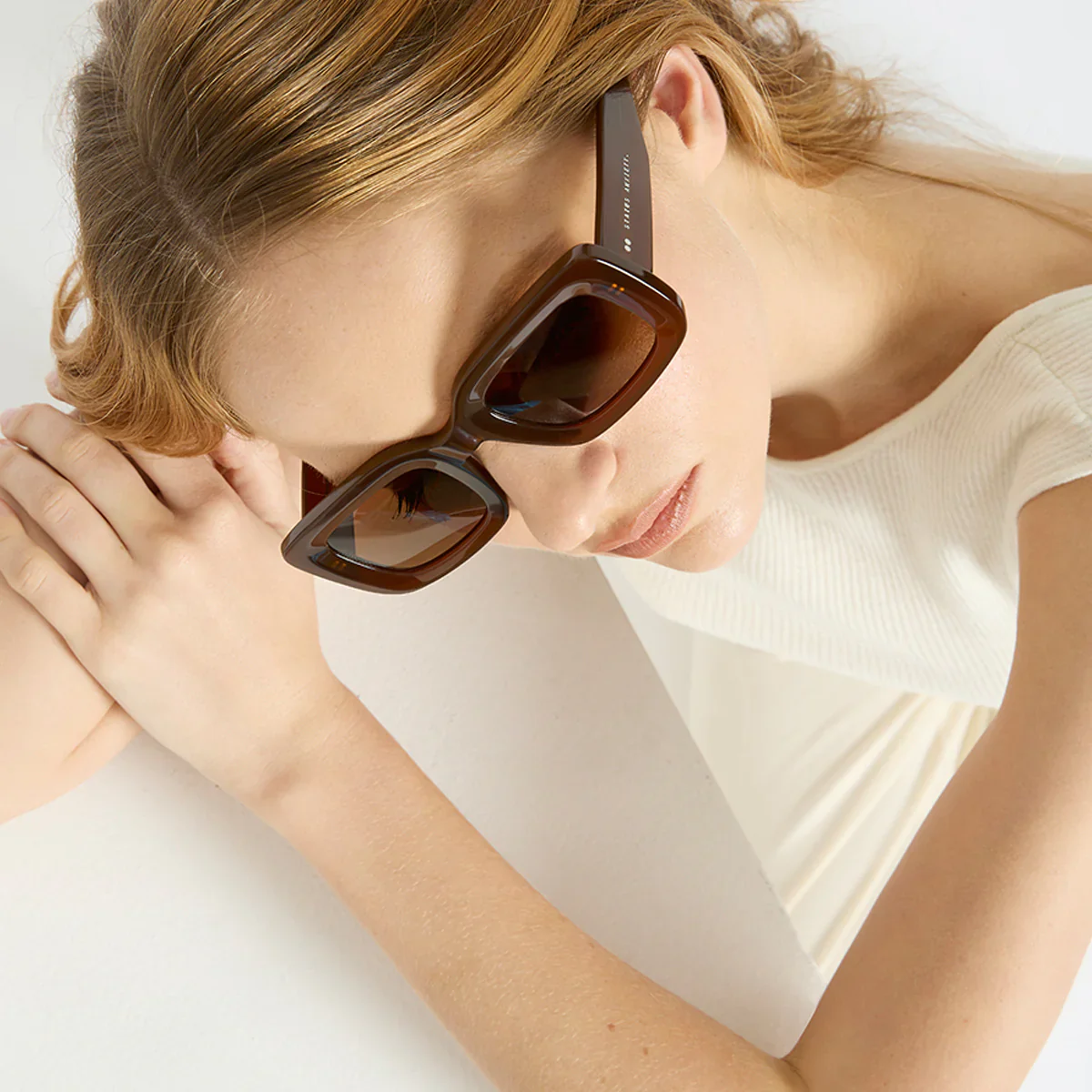 Unyielding Sunglasses in Brown - Image 9