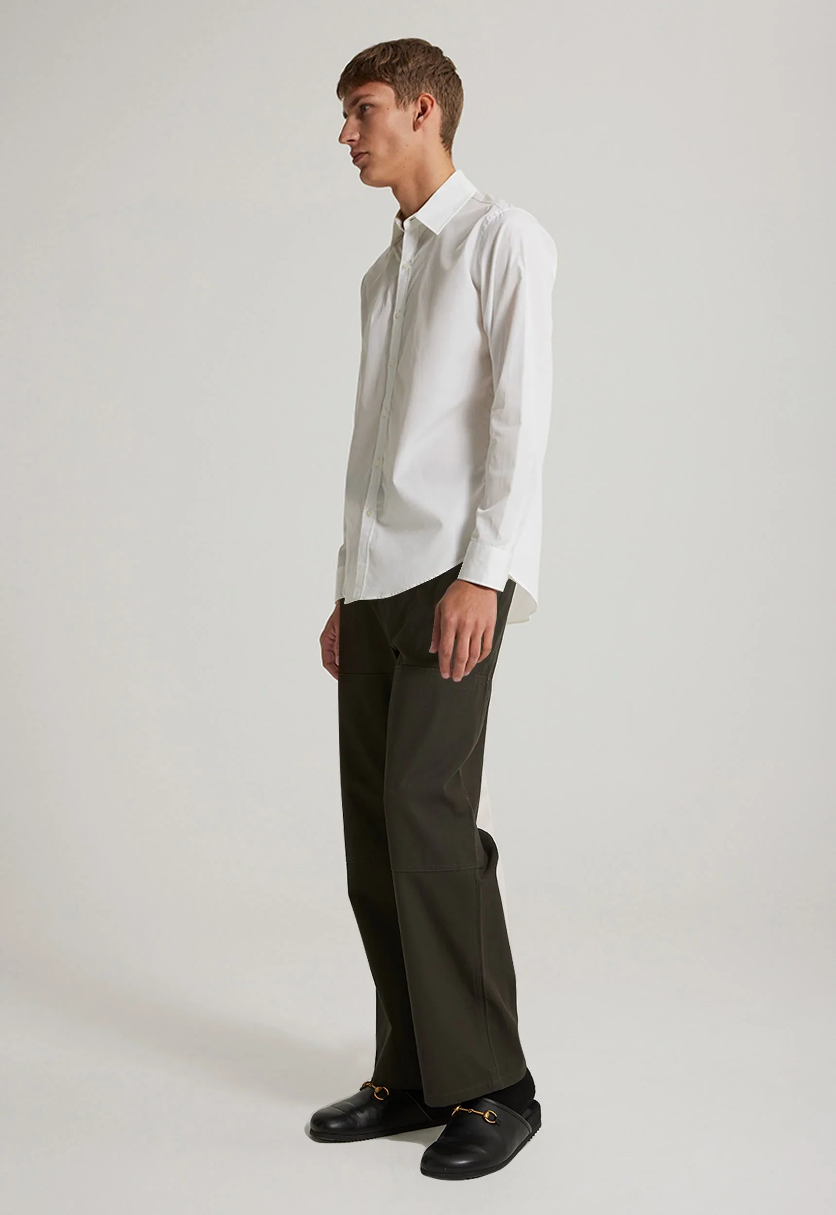 White Cotton Shirt - Image 3