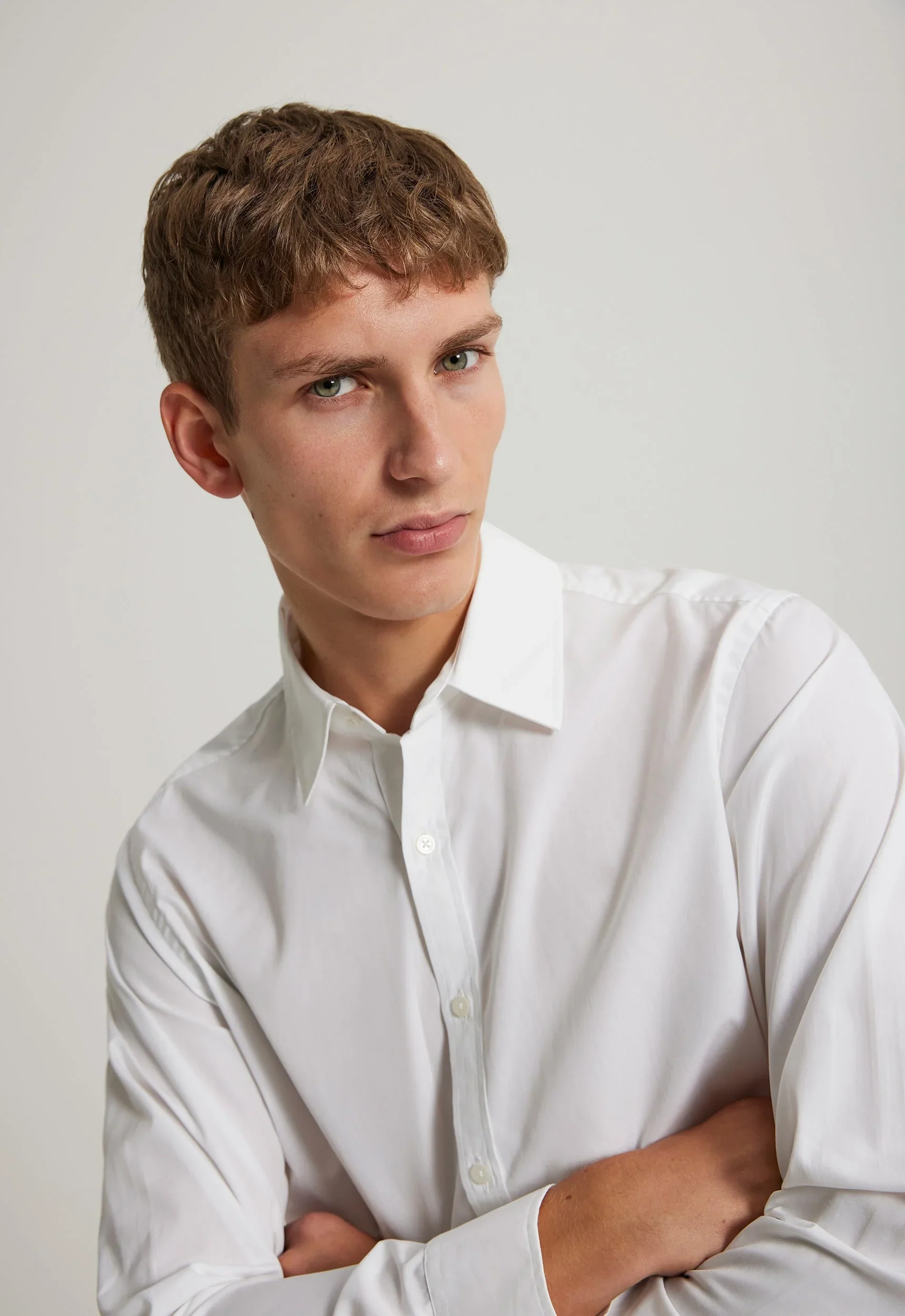 White Cotton Shirt - Image 5