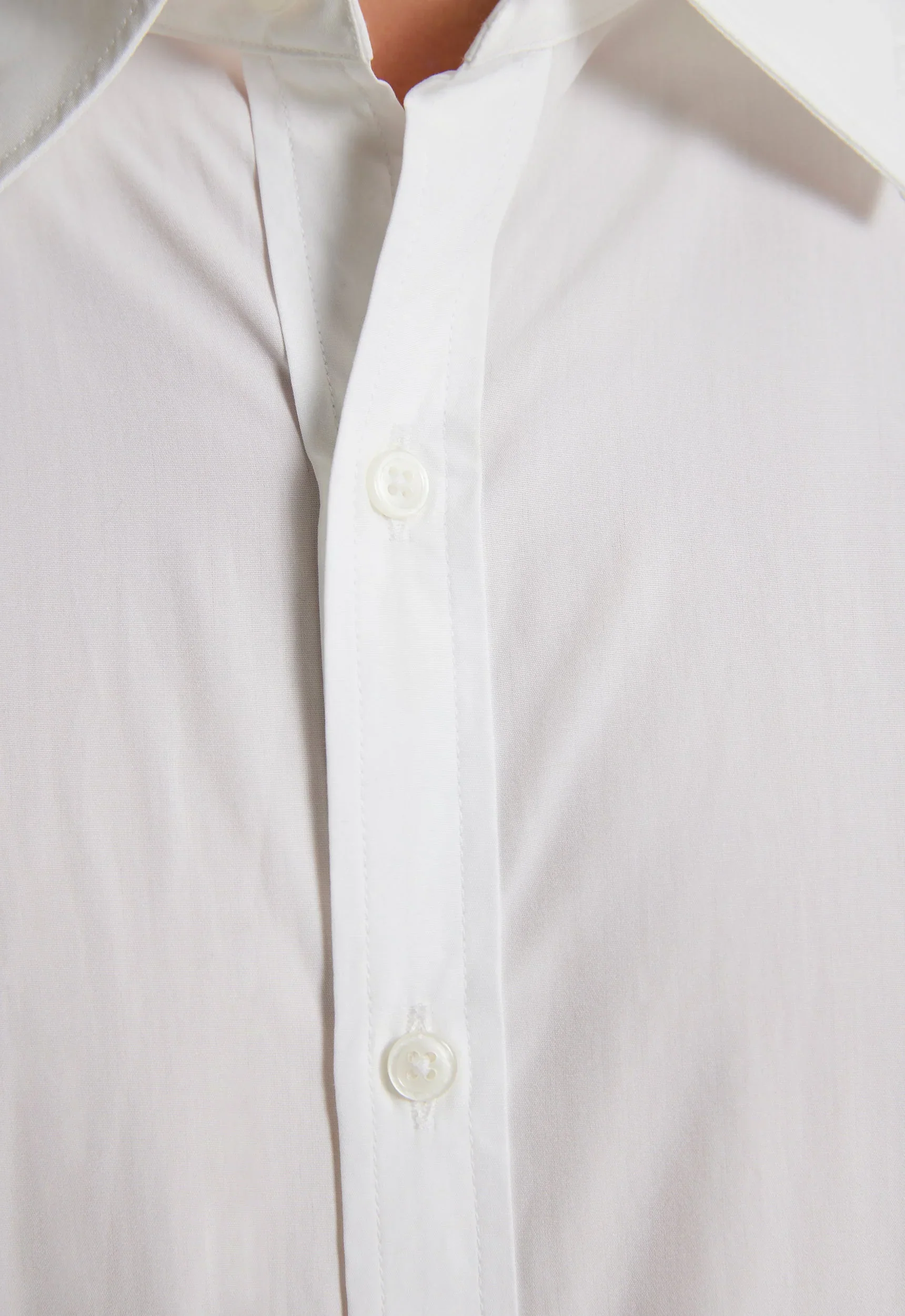 White Cotton Shirt - Image 6